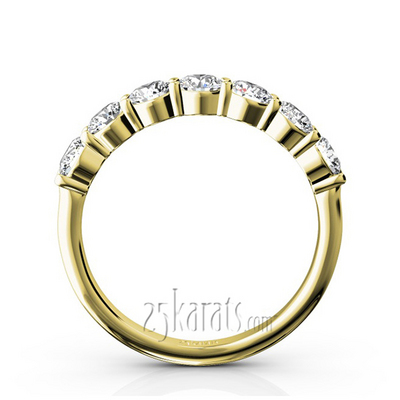 Classic 7 Stone Basket Setting Woman Diamond Ring  (1 ct. tw.) thumbnail 6