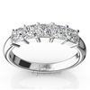 Traditional 5 Stone Closed Basket Setting Anniversary Band (1.25 ct. t.w.)