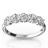 Classic 5 stone Closed Basket Anniversary Band (1.00ct. tw)