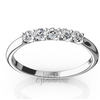 New Classic 5-Stone U-Prong Woman Anniversary Band (1/4 ct. tw.)