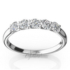 New Classic 5-Stone U-Prong Woman Anniversary Band (1/2 ct. tw.)