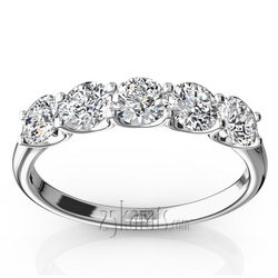 New Classic 5-Stone U-Prong Anniversary Band (1.00 ct. t.w.)