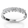 Seven Stone Princess Cut Basket Setting Anniversary Band (3/4 ct. t.w.)