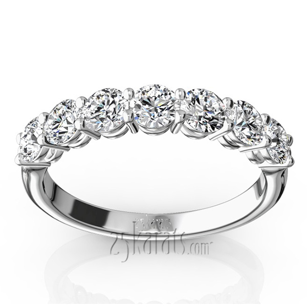 Classic 7 Round Brilliant Stone Anniversary Band(1.05ct. tw.)