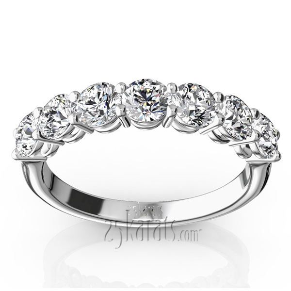 Classic 7 Round Brilliant Stone Anniversary Band(1.25ct. tw.)