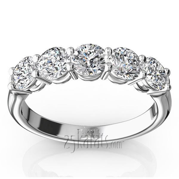 Shared Prong Classic Five Stone Anniversary Ring (1 1/4 ct. tw.)