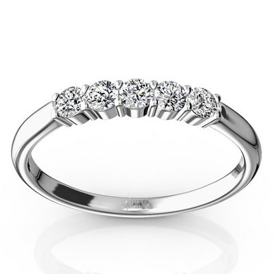 Classic 5 Stone Closed Basket Anniversary Band (1/4ct. t.w.)