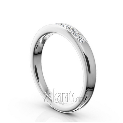 Newly Designed 7 Stone Princess Cut Diamond Anniversary Band (1/2 ct. tw.) thumbnail 5