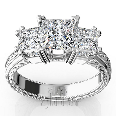 Design your own 3 stone engagement rings