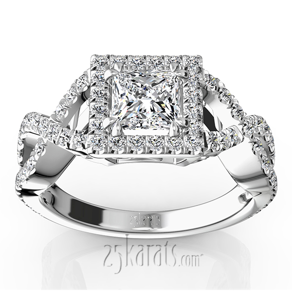 Infinite Love Halo Diamond Engagement Ring (3/4 ct. t.w.)