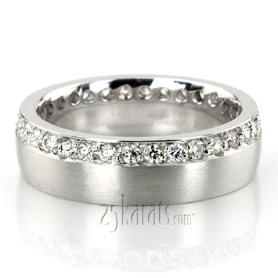 Pave Set Diamond Wedding Ring