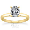 Oval Cut Solitaire Diamond Engagement Ring (0.50 ct.)
