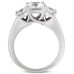 Trellis Princess Diamond Engagement Ring (1.00 ct.tw.) thumbnail 2