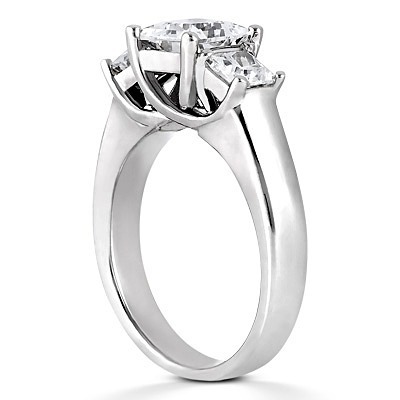 14K white gold Trellis Princess Diamond Engagement Ring (1.00 ct. tw.) 1 - alternate view 3