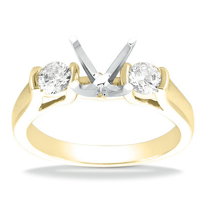 14K white gold Diamond Engagement Ring (0.10 ct. tw.) 1 - alternate view 2