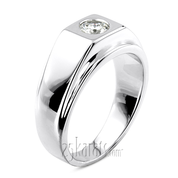 0.50 ct. Solitaire Diamond Men  Ring