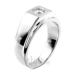 0.50 ct. Solitaire Diamond Men's Ring