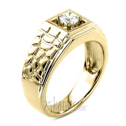0.35 ct. Solitaire Men's Diamond Ring
