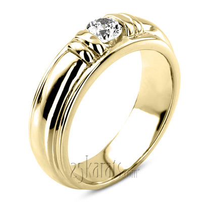 0.50 ct. Solitaire Diamond Men's Ring