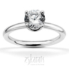 Designer 4 Prong Solitaire Engagement Ring