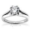 By-pass Prong Head Solitaire Engagement Ring (for 0.50ct)