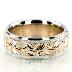Classic Bestseller Fancy Carved Wedding Band 