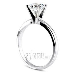 Round Diamond Classic Solitaire 14k Engagement Ring (3/4 ct. GH SI) thumbnail 3