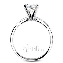 Round Diamond Classic Solitaire 14k Engagement Ring (3/4 ct. GH SI) thumbnail 5