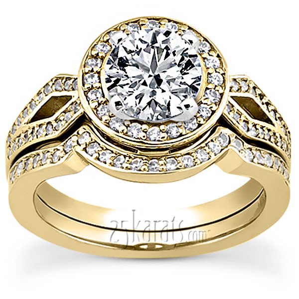 14K white gold Elegant Diamond Matching Ring (0.12 ct. tw.) - alternate view 5