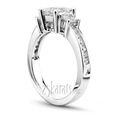 14K white gold Diamond Engagement Ring (0.69 ct. tw.) 1 - alternate view 2