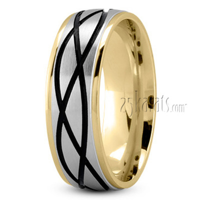 Exclusive Carved Wedding Ring