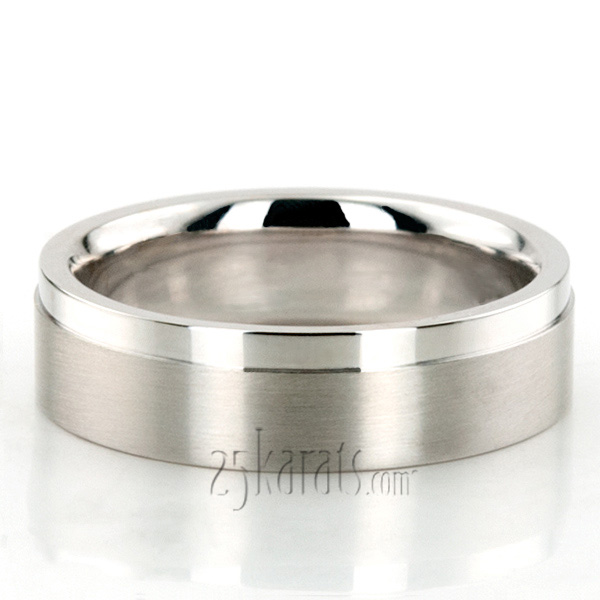 Side Cut Basic Wedding Ring