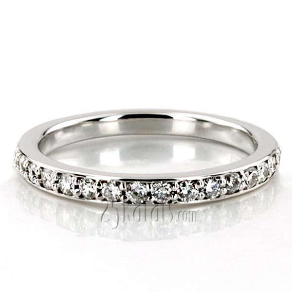 Bead Setting Diamond Matching Band 25karats