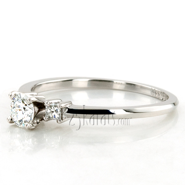 18K white gold Diamond Engagement Ring (0.10 ct. tw.) - alternate view 24