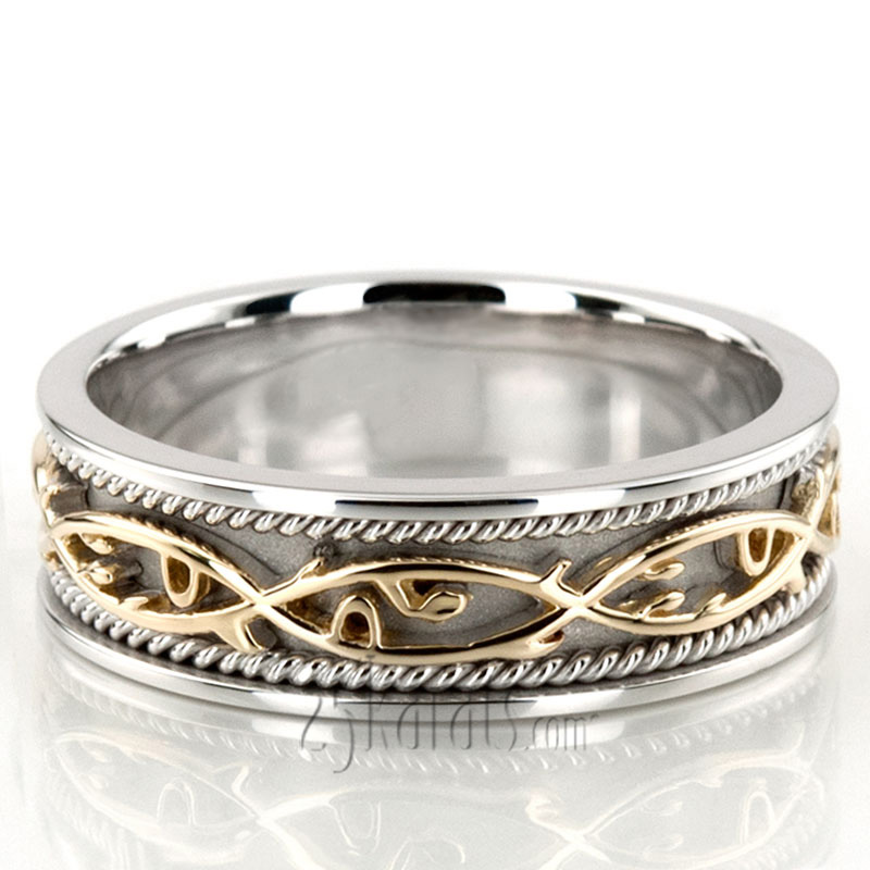 Hand Made Celtic Wedding Band