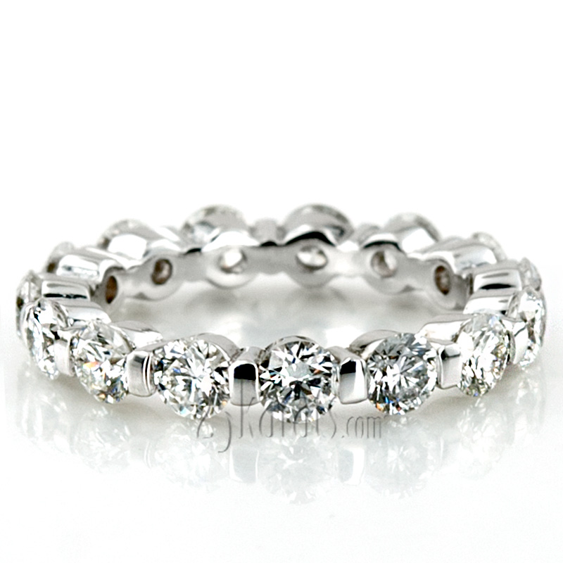 2.25 ct. Diamond Eternity Wedding Band 1 - view 4