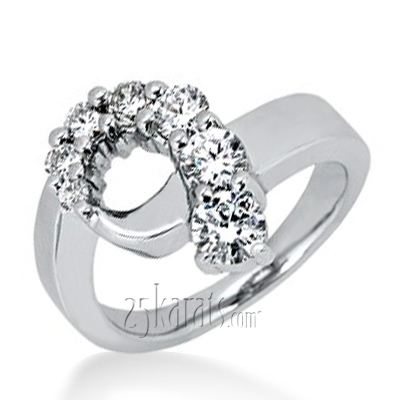 Journey Diamond Fancy Ring (0.50 ct.tw)