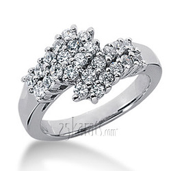 0.75 ct. Prong Set Diamond Fancy Ring