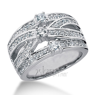 Chic Diamond Fancy Ring (0.88 ct.tw) - view 1