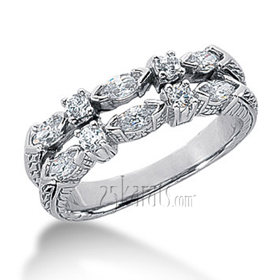 0.58 ct. t.w. Diamond Fancy Ring