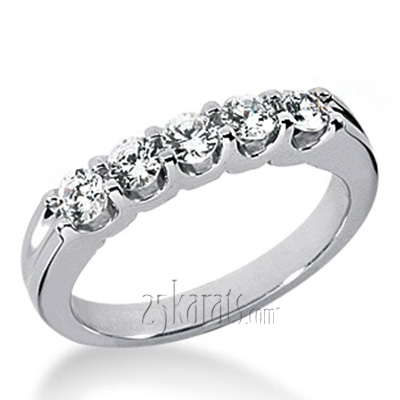 Round Cut U-Prong Set Fancy Diamond Bridal Ring (0.35 ct. tw.)