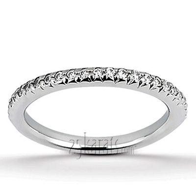 Pave Set Diamond Wedding Ring (0.49 ct. tw.) - view 1