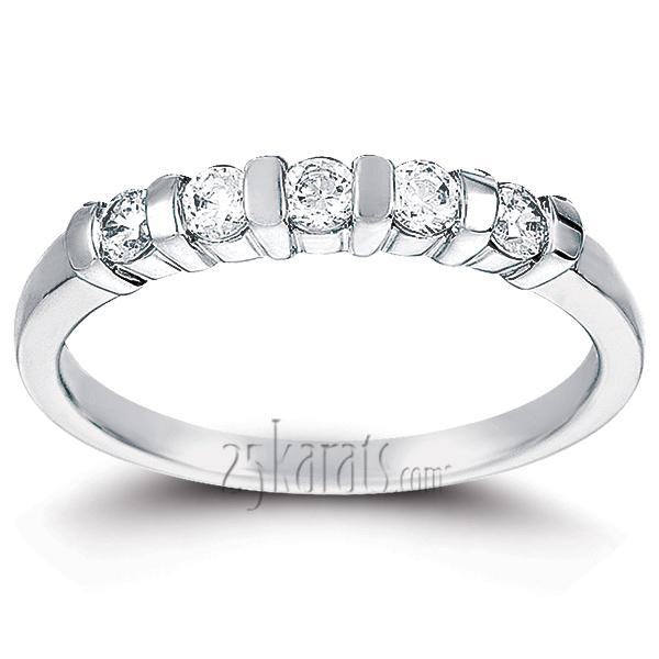 0.25 ct. Diamond Wedding Band