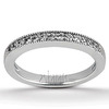 Milgrain Edge Bead Set Woman's Diamond Bridal Ring (0.26 ct.tw)