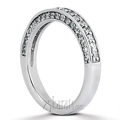 Round Cut Prong Set Diamond Bridal Ring ( 0.63 ct. tw.) thumbnail 2