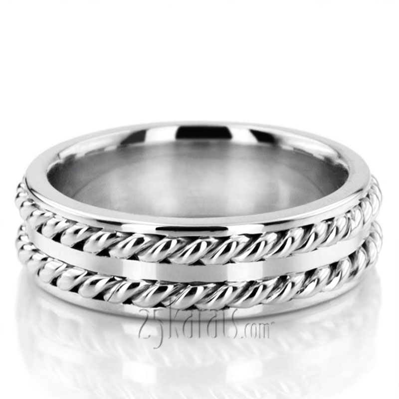Traditional Handwoven Wedding Ring