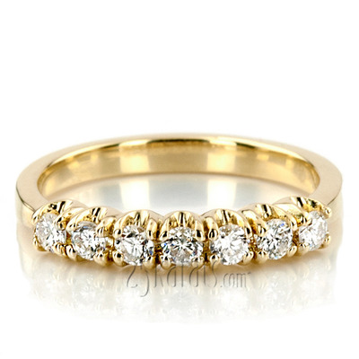 7 Round Stone Contemporary Diamond Band (0.49 ct. tw.)  thumbnail 4