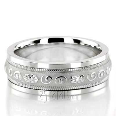 Antique Design Handcrafted Wedding Ring 