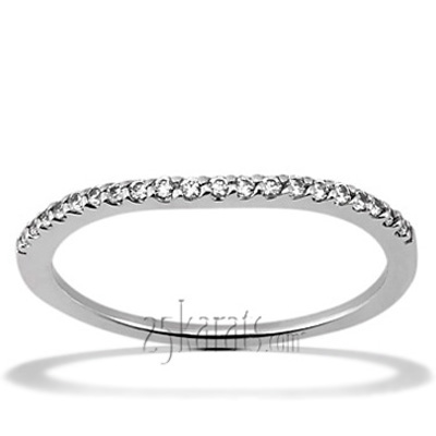 Elegant Prong Set Diamond Matching Band (0.15 ct. tw.)