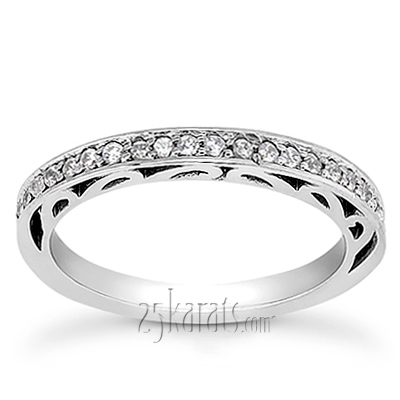 Filigree Diamond Wedding Ring (0.22 ct.tw)